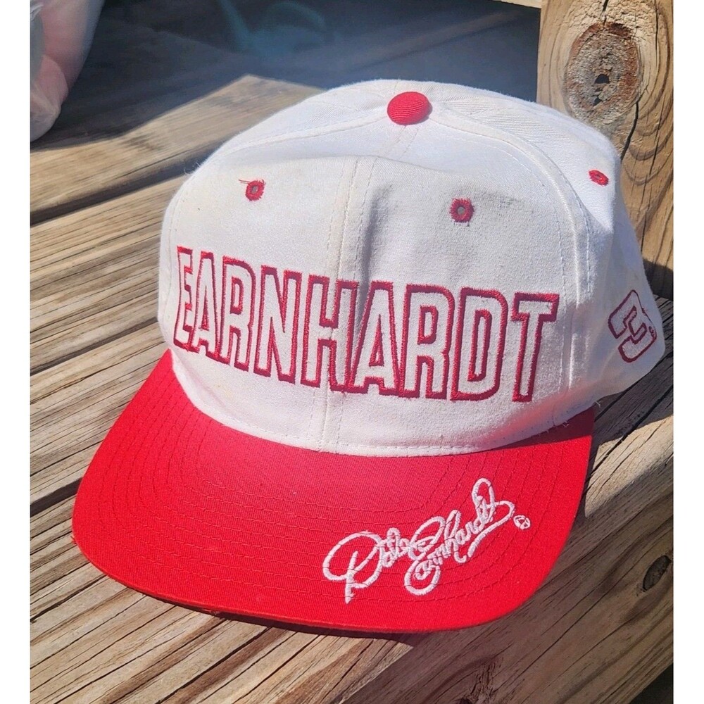 Dale Earnhardt #3 Nascar Competitors View Hat 1999 White Red Snapback Cap
